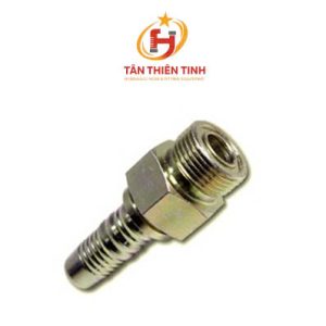 Hose End Fitting - Ex Hitachi Female Swivel, Flat Face