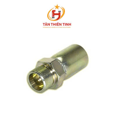 Hose End Fitting - Metric Female Swivel, Straight